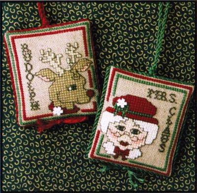 Rudolph & Mrs. Claus Orna