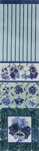 Ruffled Pansies Purse