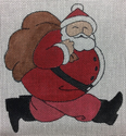 Running Santa With Sack