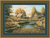 Rural River Landscape