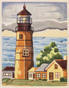 Rusty Red Lighthouse