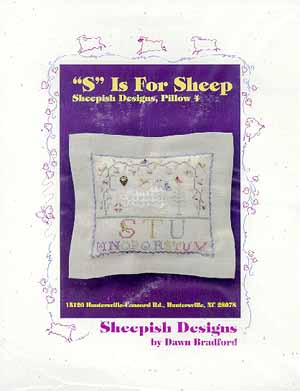 "S" Is For Sheep Pillow
