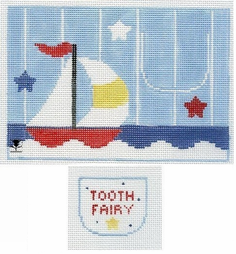 Sailboat Tooth Fairy Pillow