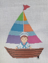 Sailor Boy In Sailboat