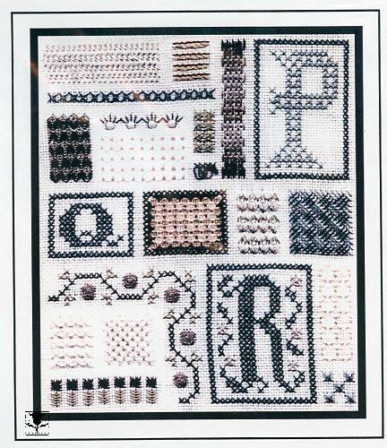 Sampler Of Stitches Part 6 - P Q R