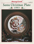 Santa Christmas Plate 1993