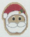 Santa Face Cookie
