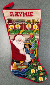 Santa Filling Stockings