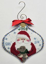 Santa and Friend Bauble