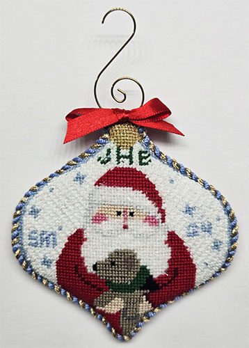 Santa and Friend Bauble