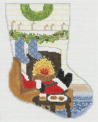 Santa's Nightcap Mini Sock