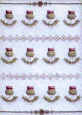 Scottish Sampler Cross Stitch Pattern