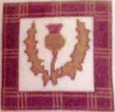 Scottish Thistle Cross Stitch Pattern