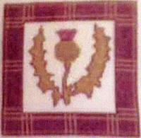 Scottish Thistle Cross Stitch Pattern