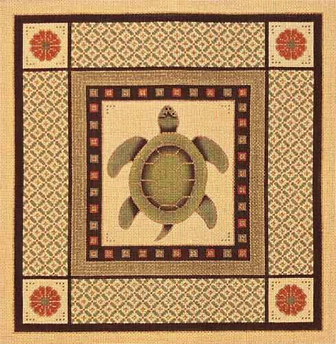 Sea Turtle with Border