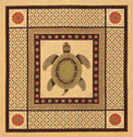 Sea Turtle with Border