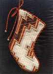 September Mini Sock "Metallic Threads"
