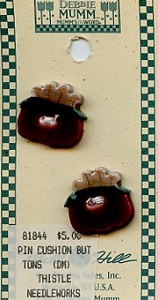 Set of Pin Cushion Buttons