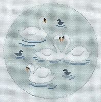 Seven Swans A'Swimming