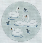 Seven Swans A'Swimming