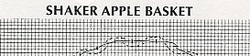 Shaker Apple Basket