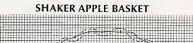 Shaker Apple Basket
