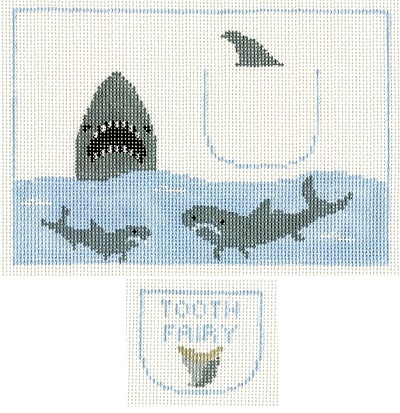 Shark Tooth Fairy Pillow