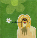 Shih Tzu w/ Flower
