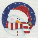 Shy Snowman Red/White