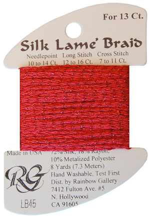 Silk Lame' Braid, 13ct