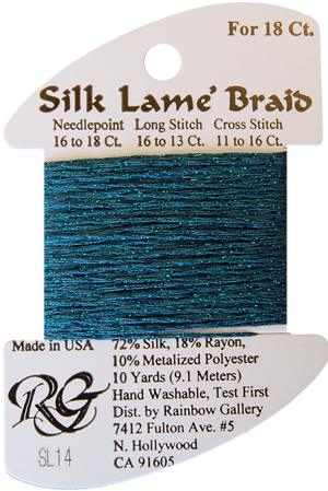 Silk Lame' Braid, 18ct