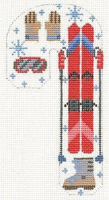 Ski Candy Cane