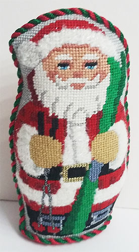 Skiing Santa