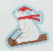 Sledding Polar Bear