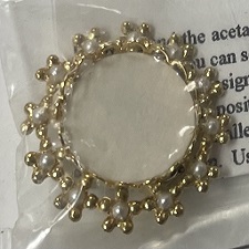 Small Brooch with Pearls