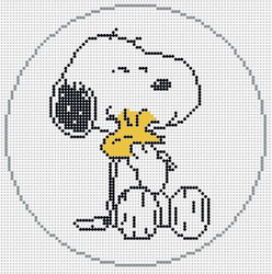 Snoopy Hugging Woodstock