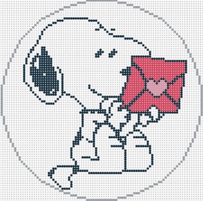 Snoopy Reading Valentine