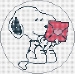 Snoopy Reading Valentine