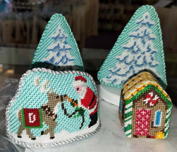 Snow Scene - (four pieces)