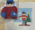 Snowboarder Mini Sock