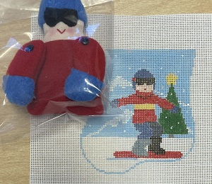 Snowboarder Mini Sock