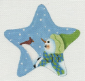 Snowman w/ Cardinal Star
