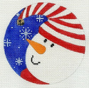 Snowman with Bell on Hat