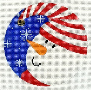 Snowman with Bell on Hat