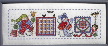 Snowmen With Quilts