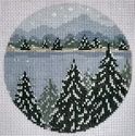 Snowy Forest Ornament