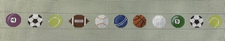 Sports Balls on Green Belt