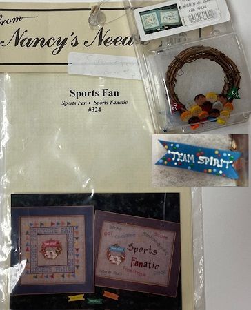 Sports Fan with Wreath