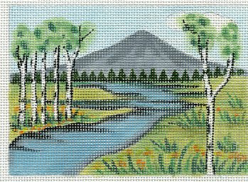 Spring Mountain Scene