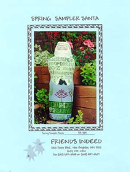 Spring Sampler Santa